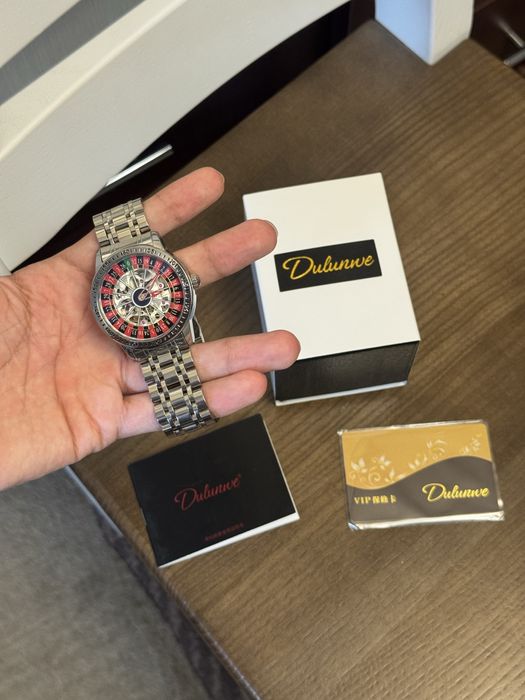 Часи/годинник механічний casino/казино/рулетка/NEW