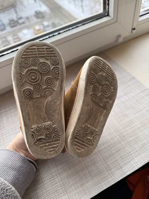 Замшеві черевики 26 розмір 16 см