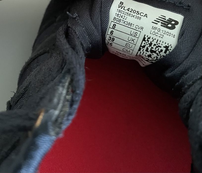 Sapatilhas sra new balance modelo 420 em azul