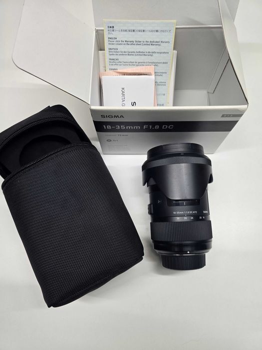 Obiektyw SIGMA 18-35mm F1.8 DC - F mount