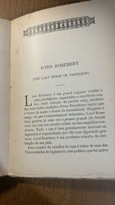 Figuras de hoje e de hontem