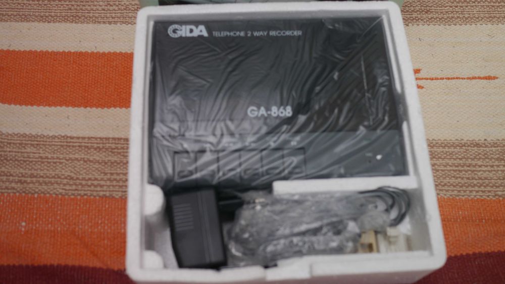 GIDA GA-868 Telephone Two Way Recorder — Novo na Caixa