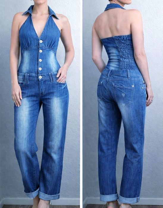 Kombinezon halter roz.L