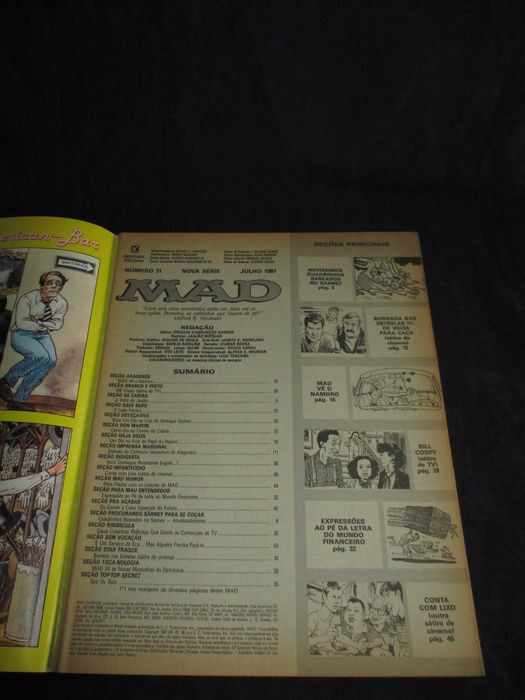 Revistas Mad Edição Brasileira 1987