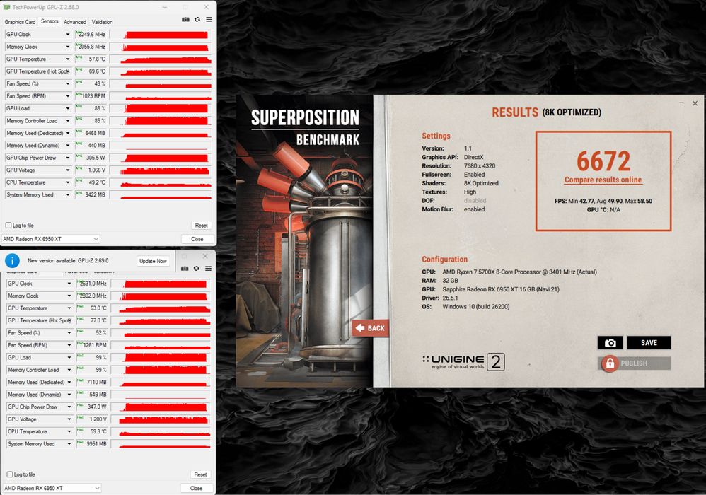 Sapphire Rx 6950 XT Toxic Liquid Cooling