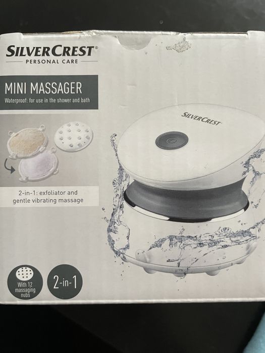 Nowy masażer wibrujący Silver Crest do ciała na baterie do kąpieli