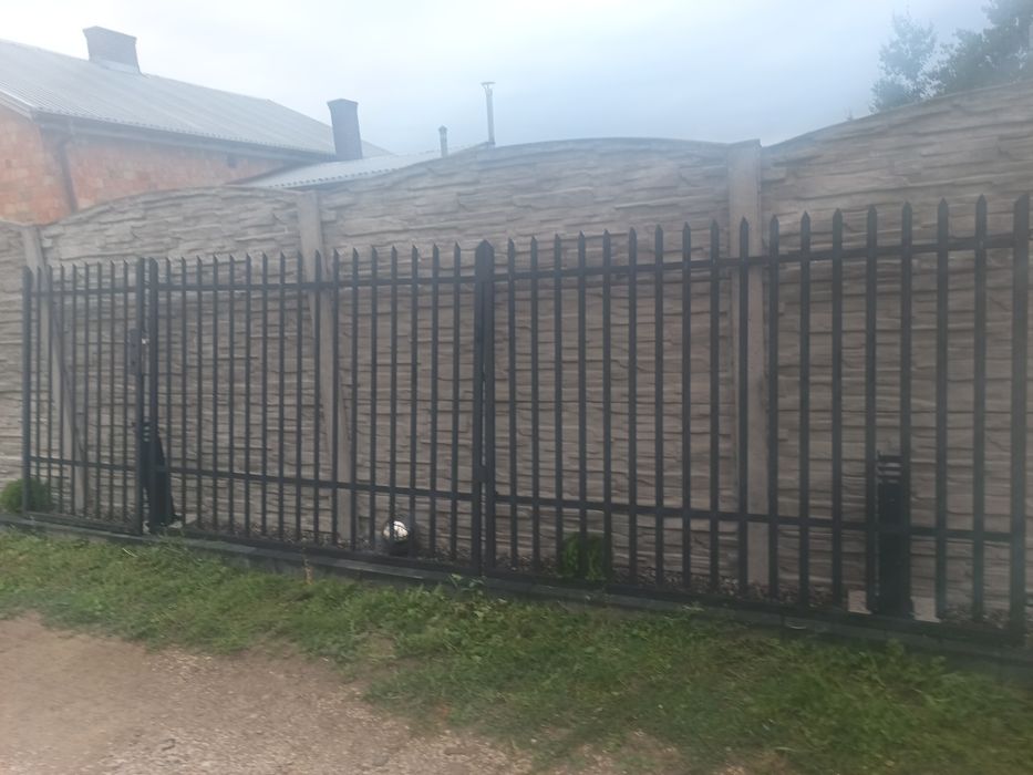 Brama 500cm + furtka 1700