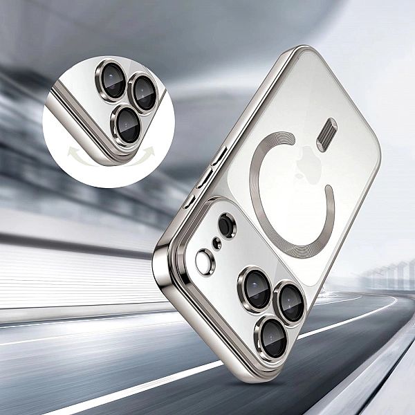 Tech-Protect Magflex Magsafe Iphone 17 Pro Max Shiny Silver