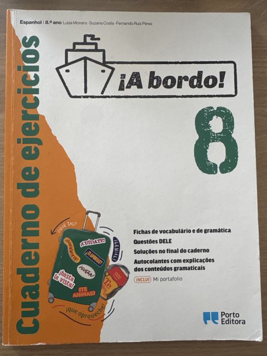 Livro Atividades A Bordo 8 Espanhol