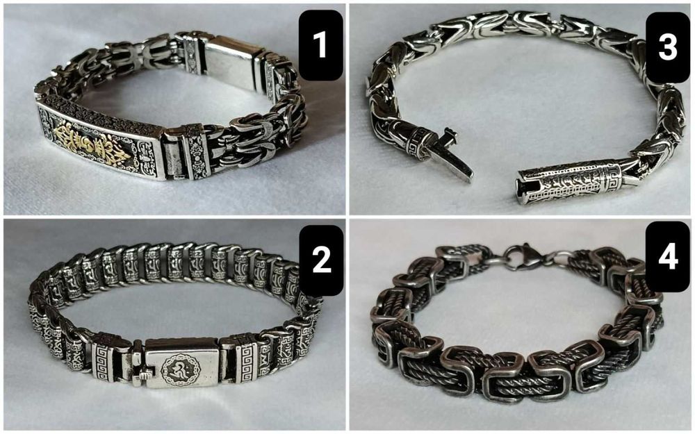 Стильний металевий браслет / Унісекс + подарункова упаковка