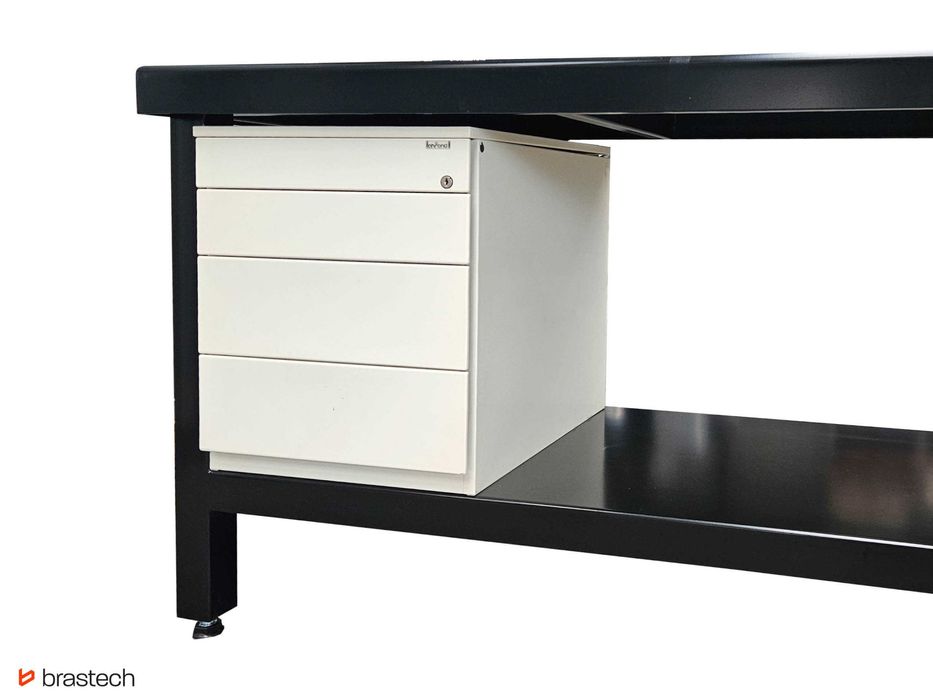 Stół warsztatowy 90 x 234 x 61,5 cm Blat stalowy 5 mm, waga 225 kg