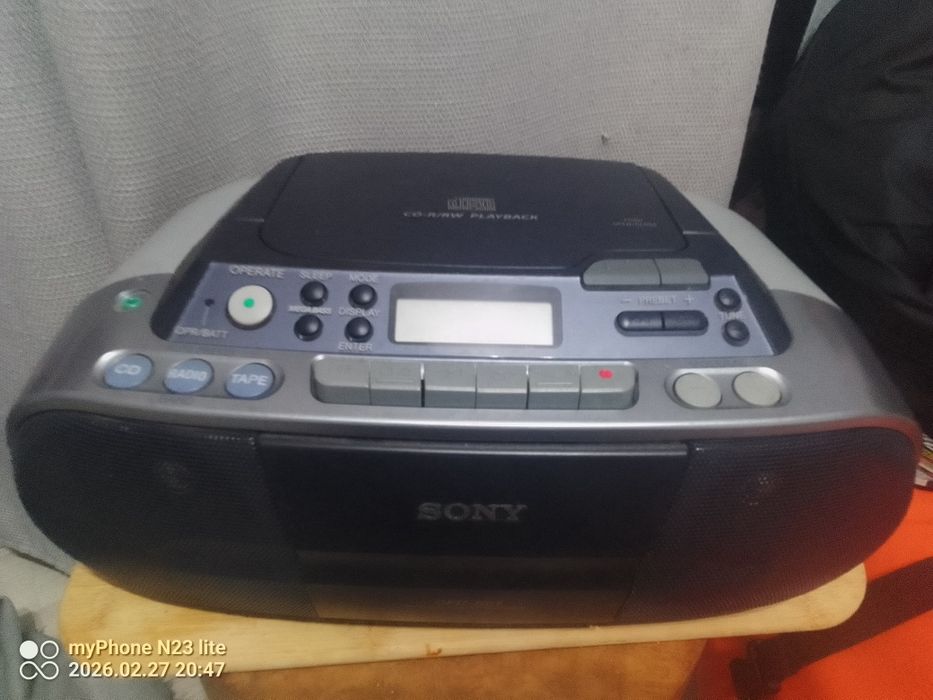 Sony radiomagnetofon+CD CFD-S01