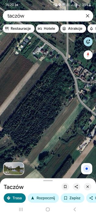 Działka budowlana w Taczowie - Widok 2