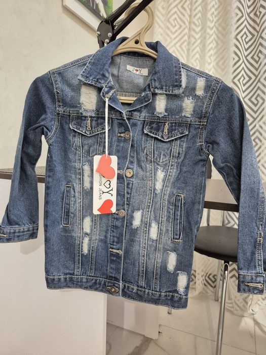 Джинсовка на дівчинку