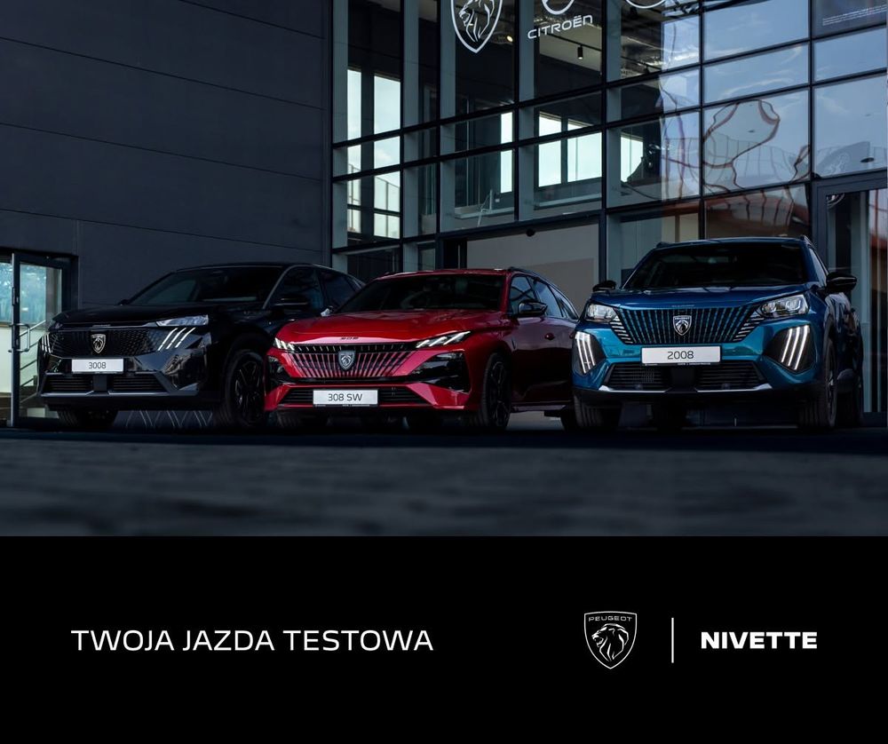 Peugeot Nivette Warszawa top banner