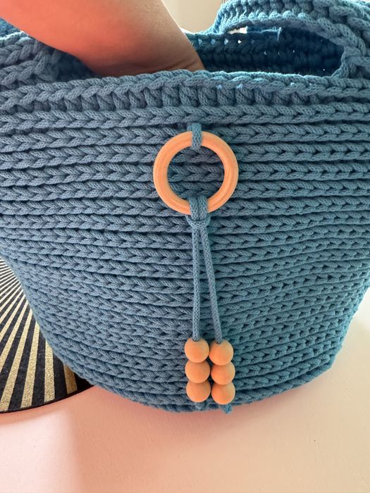 Torebka hand made Premium turkusowa