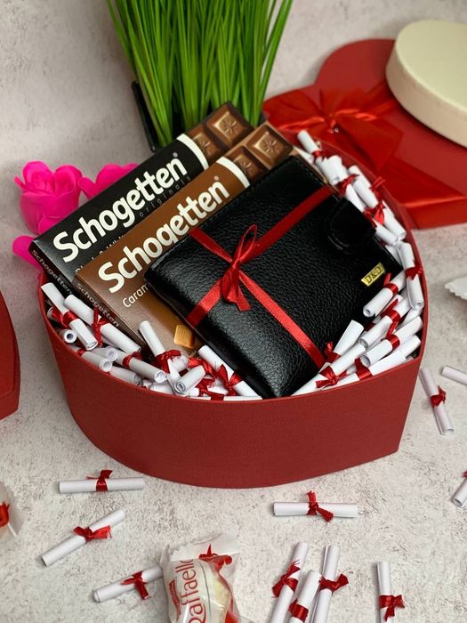 Чоловічий подарунковий набір Валентинка , готовий подарунок коханому