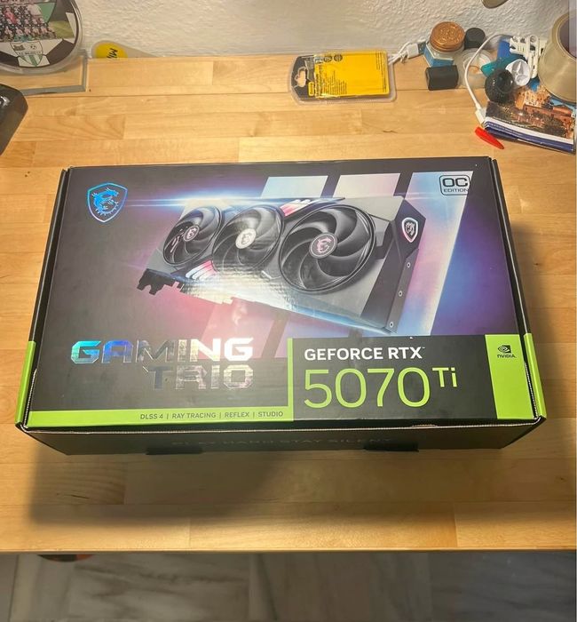 Karta MSI GeForce RTX 5070 Ti Gaming Trio 16GB - NOWA / Box