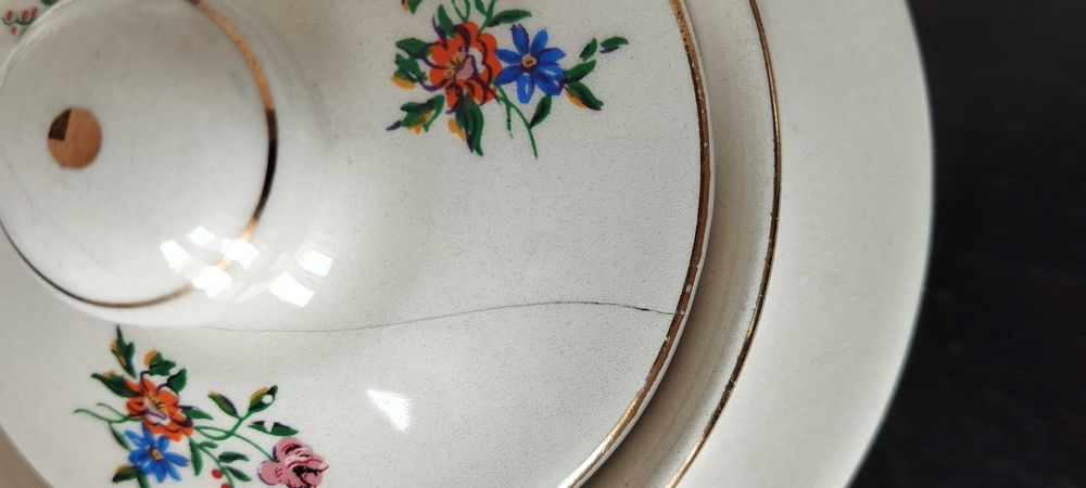 Antigo serviço chá Sacavém Gilman & Co