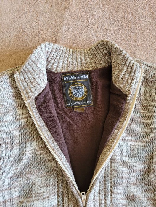 Sweter beżowy Atlas for Men rozm L