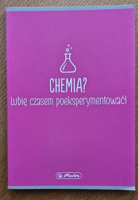 Nowy zeszyt A5 w kratkę 60k Soft Touch, Herlitz, CHEMIA