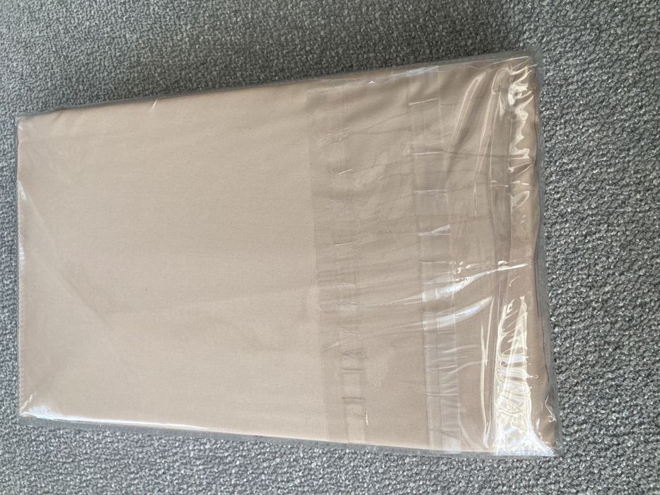 Prześcieradło z gumką 90x200+25cm beżowe