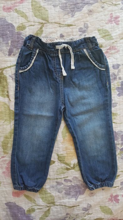 Spodnie jeansowe TU r.86-92 1.5-2 lata