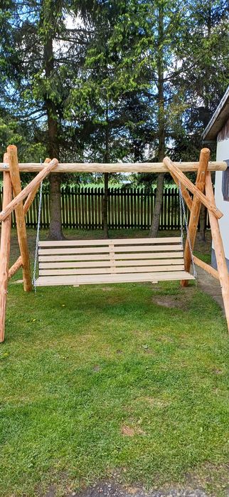 Huśtawka ogrodowa olchowa