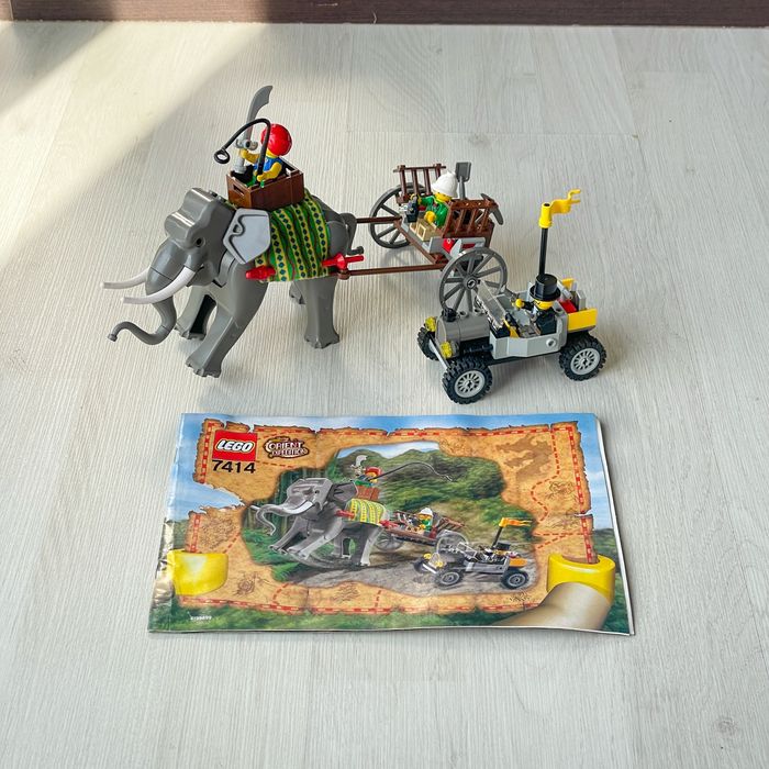 Lego 7414 Elephant Caravan Orient Expedition Adventures de 2003