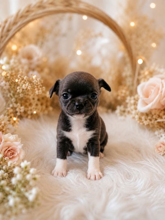 Niebieska dziewczynka chihuahua