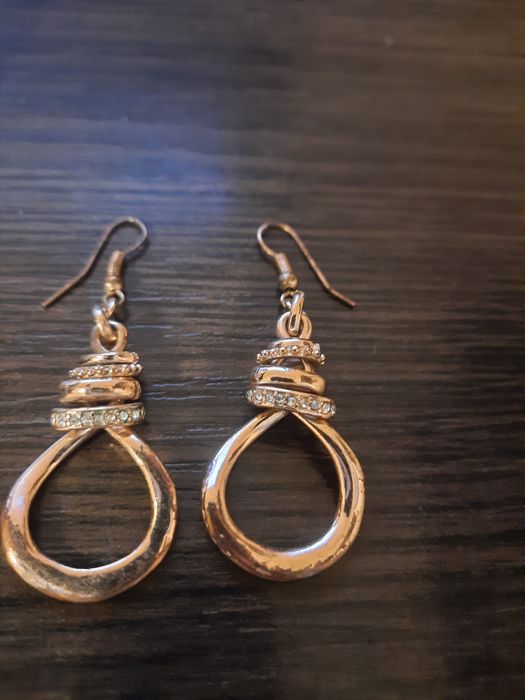 Винтажные сережки серьги винтаж