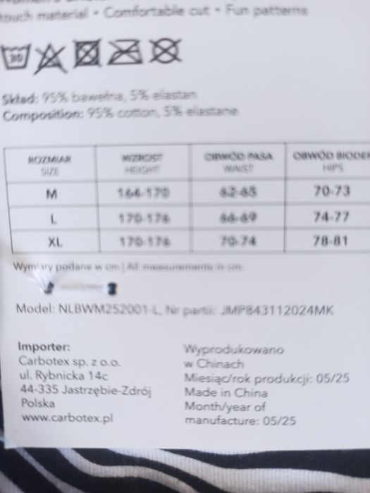 Cleve figi damskie 5-pak rozm. L