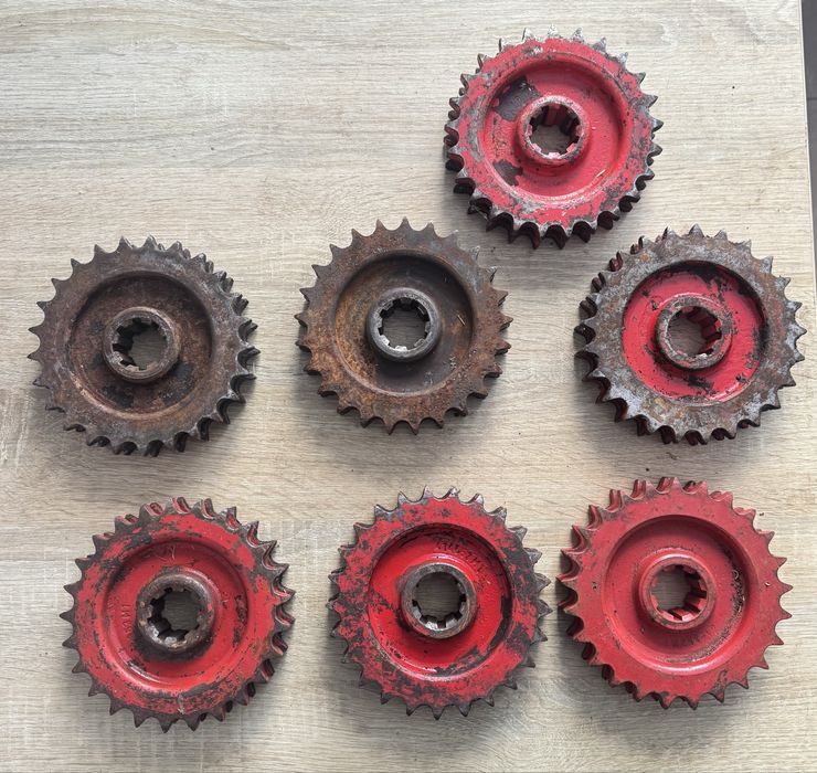 Зірочка подвійна барабана комбайна Z25 Massey Ferguson 186/206/240