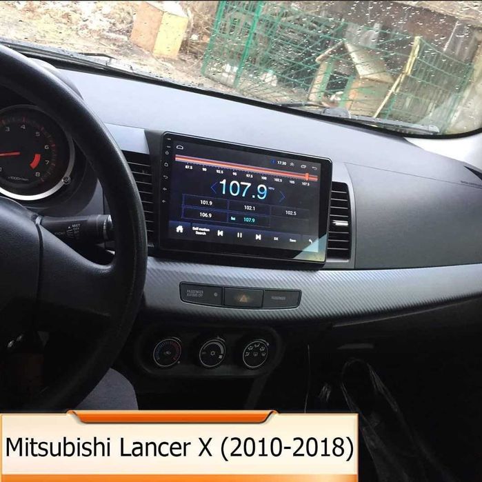 Магнітоли на Mitsubishi Lancer X, Outlander L200 Pajero Sport Airtrek