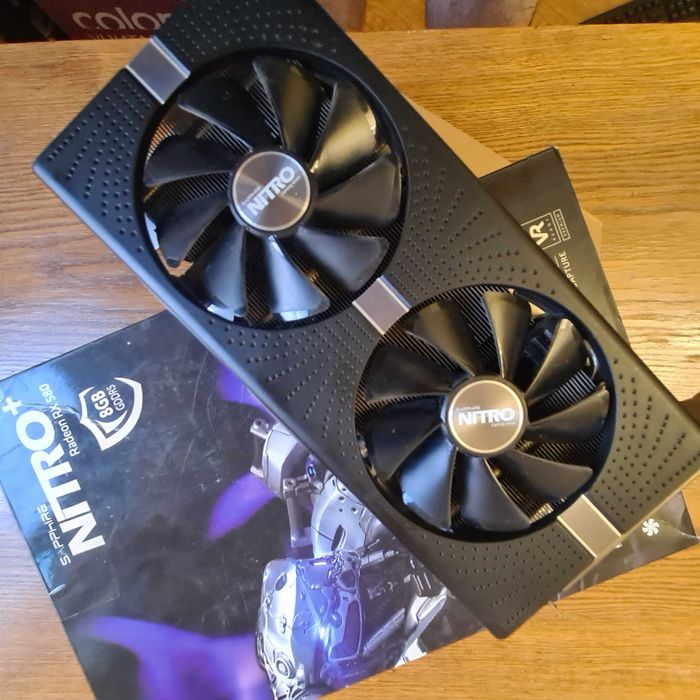 Sapphire RX580 nitro+ холодна