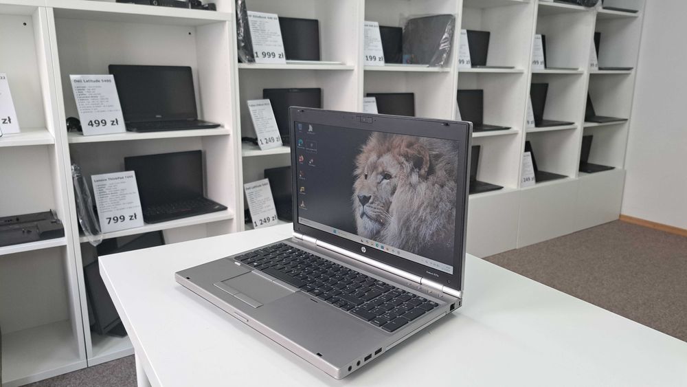 Solidny HP EliteBook 8570p 15" i5 SSD RS-232 DVD Klasa A Win 11