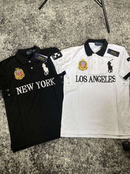 Футболка з комірцем Polo Ralph Lauren New York