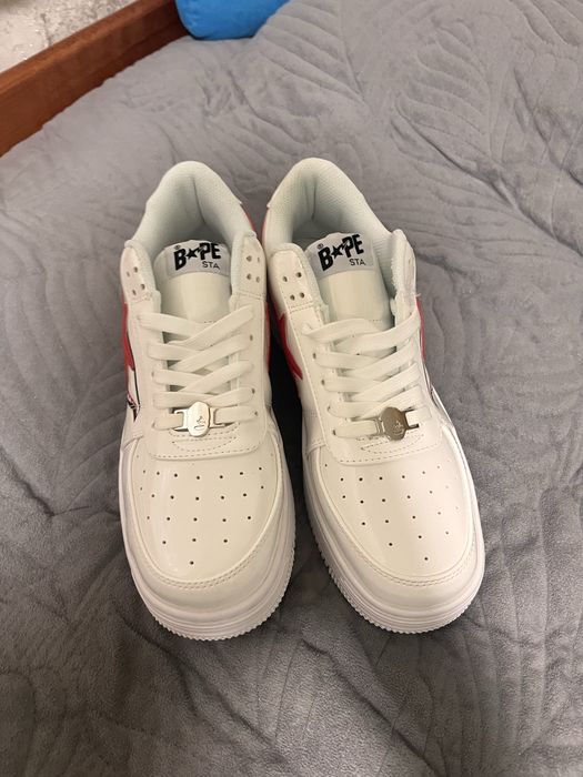 Кросівки bape low sta m2 shark white