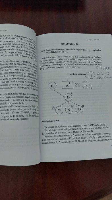 Direito das Sucessões, Casos Práticos