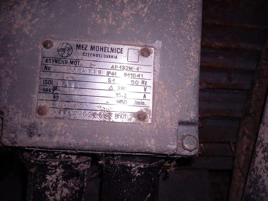 Silnik 7.5 kw na wózku