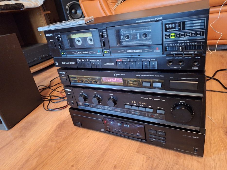 Wieża stereo PHILIPS, CD Kenwood