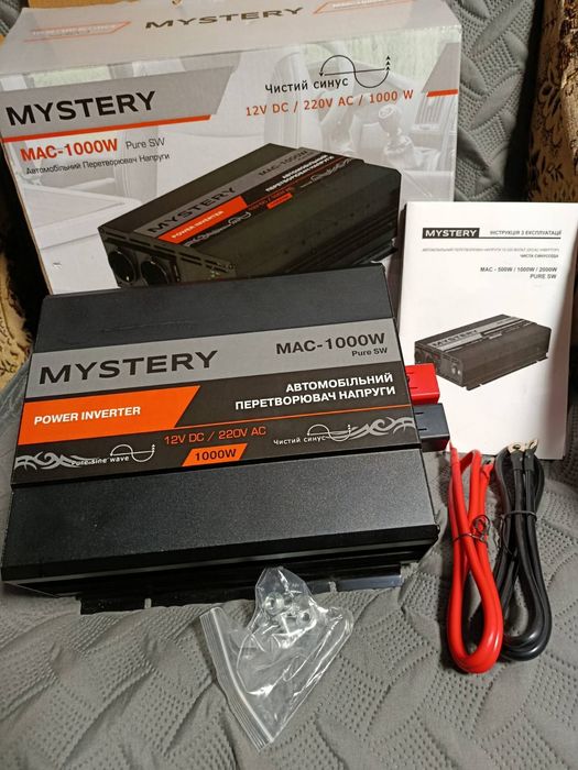 Автомобільний інвертор Mystery MAC-1000W (чистий синус)
