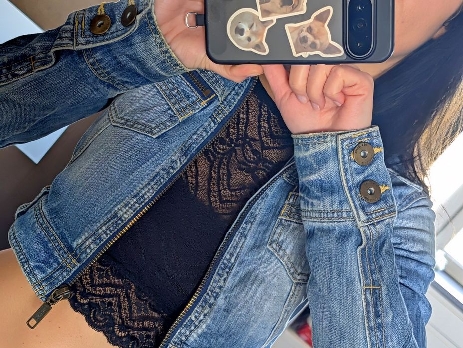 Kurtka jeansowa xs/s Bershka