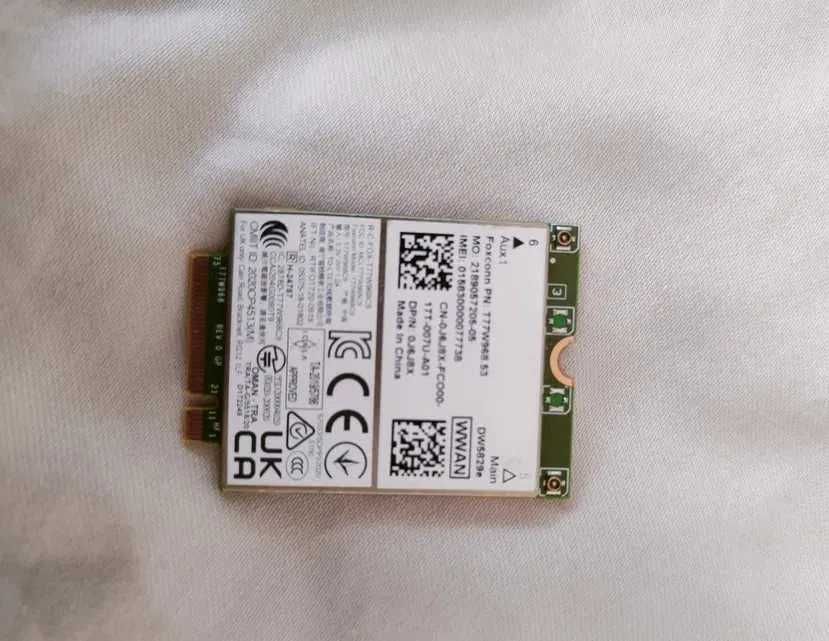 Dell Modem Foxconn DW5829e 4G WWAN LTE Latitude
