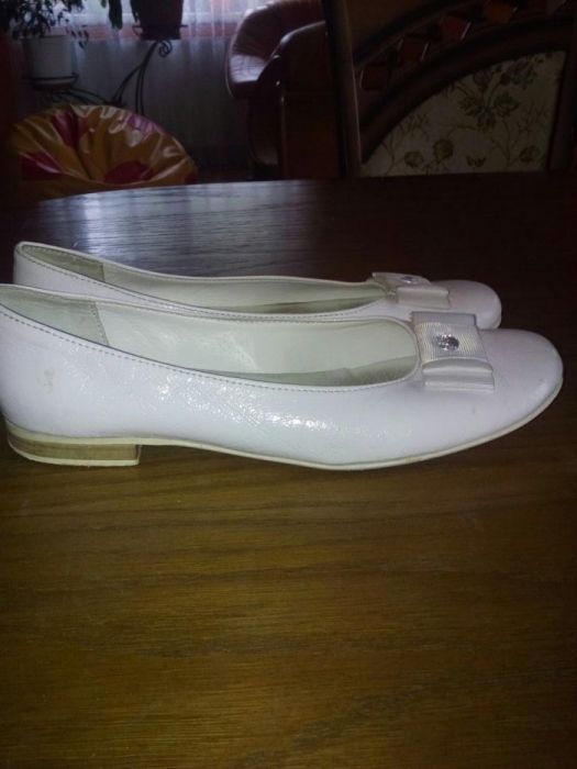 Balerinki białe dziewczęce