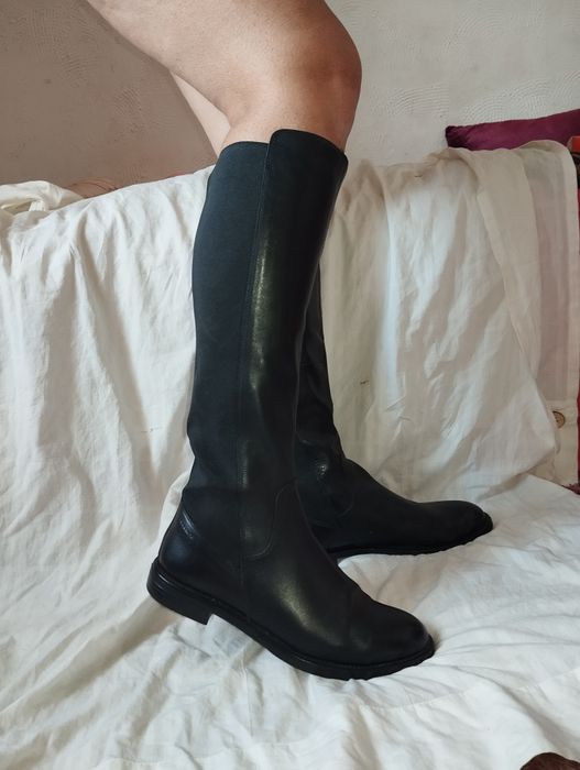 Сапоги чулки кожаные vagabond 40 размер