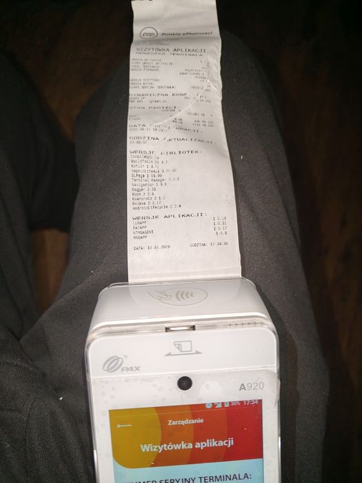 Terminal PAX A920 Android NFC Druk 4G jak nowy