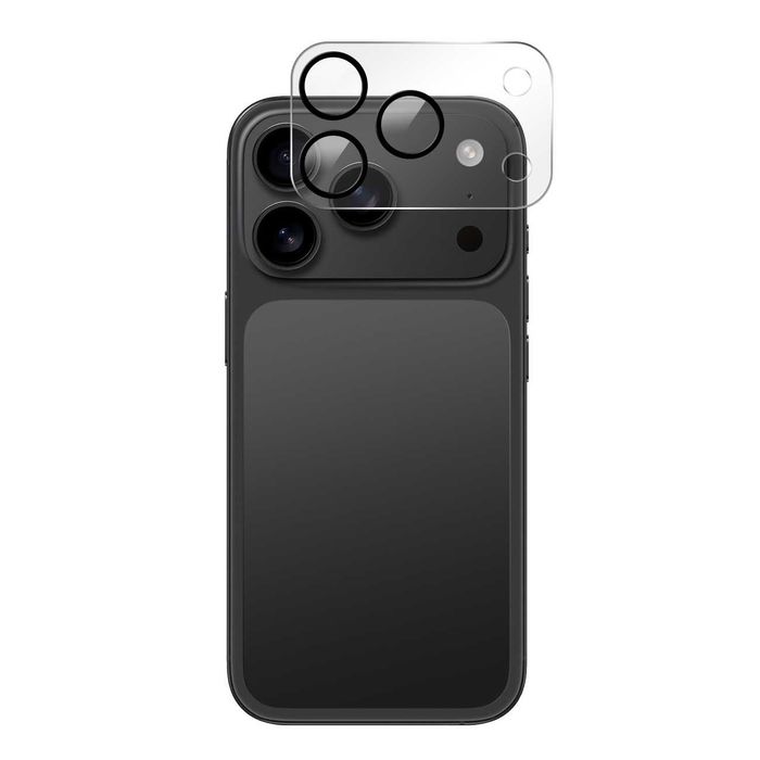 iPhone 17 Pro Ochrona aparatu Full Curved (szkło 9H+metalowa ramka)