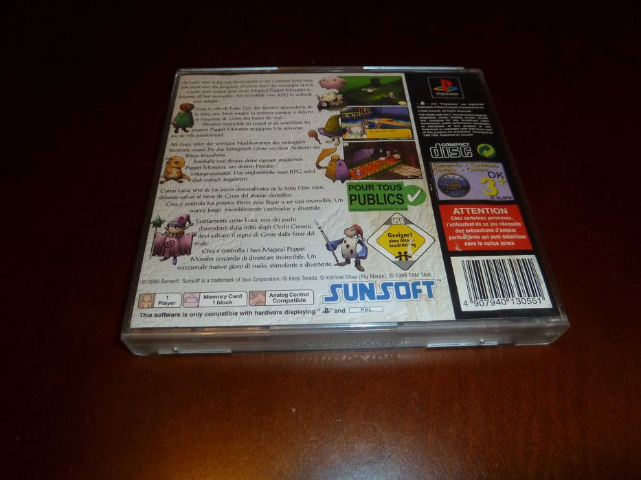 Eternal Eyes na PS1, mega unikat, jedyna!