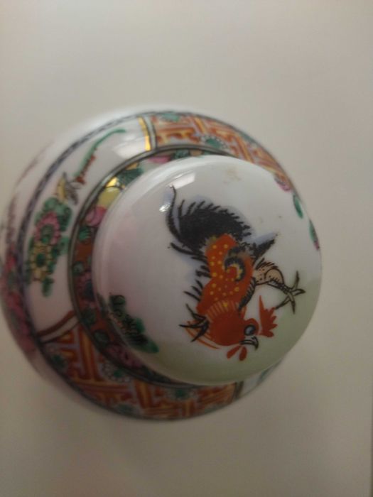 Pote de Gengibre (ginger jar) de porcelana chinesa (Macau)